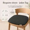 SILUK comodo cuscino in feltro 40 cm x 40 cm - Confortevole Anteprima dell’immagine prodotto 3