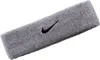 Nike Swoosh Stirnband Matt Silber-Schwarz Grau Produktbild-Vorschau 2