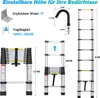 Scala telescopica Clanmacy argento 2,6 m Con ganci Scala di Anteprima dell’immagine prodotto 2