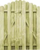 vidaXL Porte de jardin Bois de pin imprégné 100x125 cm Voir les images du produit 7