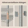 SONGMICS Standregal Metall, verstellbare Ablagen, Produktbild-Vorschau 6