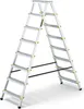 A double-sided A-frame ladder shown against a white background. Voir les images du produit