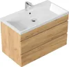 Badmöbel Waschplatz "Fellini 90" Eiche Gold Produktbild-Vorschau 1