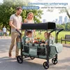 Sekey Bollerwagen Faltbar mit Dach Zwillingsmodus Produktbild-Vorschau 2