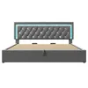 Letto imbottito Flieks 180x200cm con USB e Type C, letto Anteprima dell’immagine prodotto 10