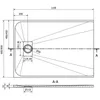 Mexen Hugo rechteckige Duschwanne SMC 110 x 80 cm, weiß, Produktbild-Vorschau 6