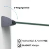 Glasvordach 200 x 100 cm VSG 8,76 mm Türvordach Überdachung Produktbild-Vorschau 11