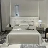 Hedvábné prostěradlo | SILKYFIT Light Grey 180 x 200 Náhled obrázku produktu 5