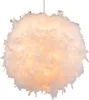 LED Pendelleuchte, Feder-Design, weiß, D 60 cm Produktbild-Vorschau 17