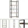 The Living Store Bücherregal 5 Fächer 90x30x180 cm Altholz Produktbild-Vorschau 1