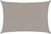 vidaXL Voile d'ombrage 160 g/m² Rectangulaire Gris clair Voir les images du produit 9