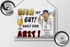 Blechschild  Bier ist gut sagt der Arzt, 40 x 30 cm, Produktbild-Vorschau 2