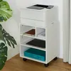 Relaxdays Rollcontainer mit 4 offenen Fächern, Büro Produktbild-Vorschau 2