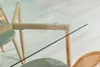 Table rectangulaire 140×80 cm avec verre de sécurité Voir les images du produit 5
