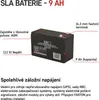 Bezúdržbový olověný akumulátor 12 V/9 Ah, faston 6,3 mm Anteprima dell’immagine prodotto