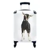 MuchoWow® Koffer Handgepäck Trolley Rollkoffer Kleine Produktbild-Vorschau 1