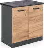Spülenunterschrank Vicco R-Line Goldkraft Eiche 80 cm , AP Produktbild-Vorschau 1