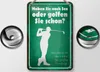 Blechschild Spruch 12x18cm Haben Sie noch Sex oder golfen Produktbild-Vorschau 2