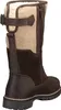 A side view of a brown winter boot with a beige wool lining and a buckle strap. Anteprima dell’immagine prodotto