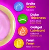 50 Loverelia STRONG Kondome - extra stark, Wandstärke Produktbild-Vorschau 3