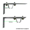 Wandhalterung Laufschiene Wandbefestigung Schiene Produktbild-Vorschau 3