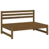 [Home] Mittelsofa Honigbraun 120x80 cm Massivholz Kiefer , Produktbild-Vorschau 3
