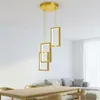 Lampadario A Sospensione Toolight Lhj088-3Cp Gold Anteprima dell’immagine prodotto 5