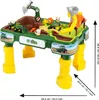 A John Deere farm-themed sand and water play table for children, featuring toy farm animals and vehicles. Produktbild-Vorschau