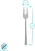 Kuchengabeln aus Edelstahl – 15 cm – Kupfer – 8er-Pack Produktbild-Vorschau 5