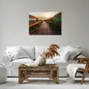 Bild auf Leinwand - Leinwandbild - Fußgängerbrücke Meer Produktbild-Vorschau 6