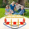 3 Sitzer Schaukelwippe Kinderwippe mit Griffen belastbar Produktbild-Vorschau 3