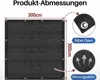 Tapis d'auvent Hengda 300x300cm Tapis de tente en HDPE Voir les images du produit 2