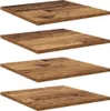 vidaXL Półka 4 szt. brązowa 40 x 40 x 1,5 cm materiał Podgląd zdjęcia produktu 1