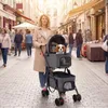 COSTWAY 3 w 1 składany wózek dla psów, wózek dla psów Podgląd zdjęcia produktu 2