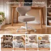 Chaise de maquillage COMHOMA avec roulettes, chaise de Voir les images du produit 2