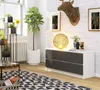 Komoda AKORD K120 Dąb Artisan 120 cm 4 szuflady kolor Dąb Podgląd zdjęcia produktu 8