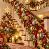 Weihnachtskugeln Rot Gold Grau 108er Set, Christbaumkugeln Produktbild-Vorschau 3