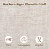 Duhome Drehsessel Modern Loungesessel aus Chenille Produktbild-Vorschau 6