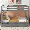 okwish Patrová postel dřevěná 140 * 200 cm s úložným Náhled obrázku produktu 7