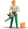 Bruder 60030 Forstarbeiter mit Zubehör Produktbild-Vorschau 1