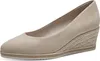 Tamaris Damen Pumps Leder Keilabsatz Bastoptik 1-22303-42, Produktbild-Vorschau 5