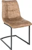 riess-ambiente Design Freischwinger Stuhl MIAMI taupe braun Produktbild-Vorschau 8