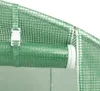 vidaXL Gewächshaus mit Stahlrahmen Grün 12 m² 6x2x2,85 m -  Produktbild-Vorschau 9