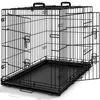 TRESKO® Hundekäfig 122x74,5x80,5cm Metall Transportkäfig Produktbild-Vorschau 1