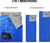 COSTWAY 2in1 Doppelschlafsack Deckenschlafsack 2 Personen Produktbild-Vorschau 3