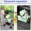 2 in 1 Hundewagen,Hundebuggy bis 15 kg mit abnehmbarem Produktbild-Vorschau 6