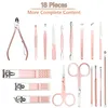 18-teiliges Roségold Maniküre- und Pediküre-Set – Produktbild-Vorschau 4