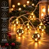 LED Lichterkette 10LED Weihnachten Warmweiß Gold Tischdeko Produktbild-Vorschau 5