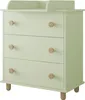 ZEE LUMI Mint 83x93x48 cm Wickelkommode mit 3 Schubladen Produktbild-Vorschau 3