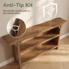 Tribesigns : Console étroite de 160 cm en bois massif avec Voir les images du produit 8